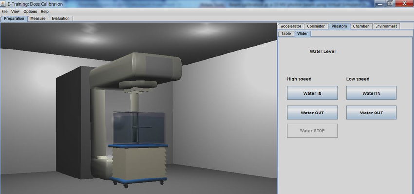 Linac Photon Beam Calibration Using Virtual Simulator Program