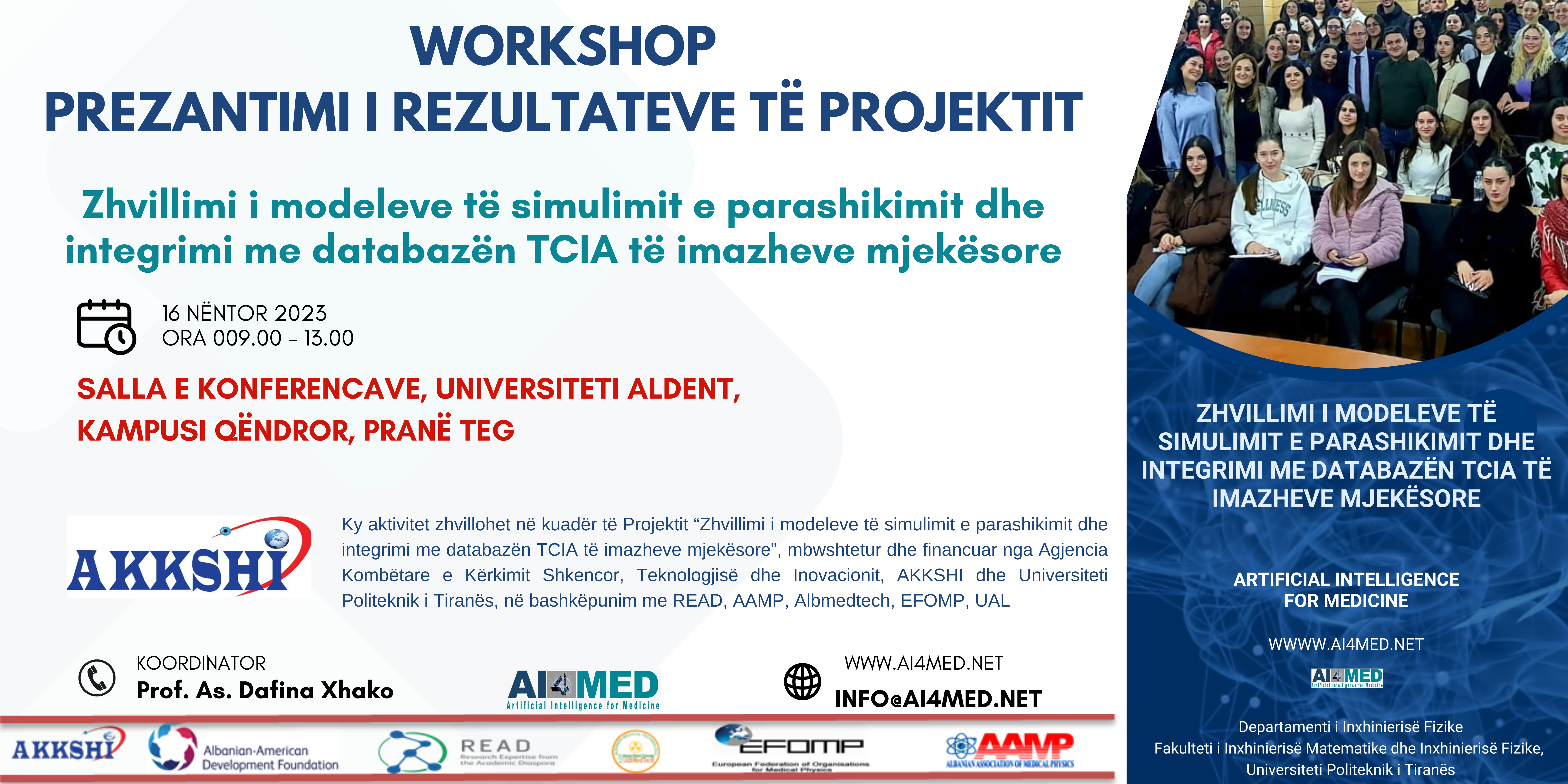 Development of Simulation and Prediction Models and Integration with the TCIA Database of Medical Images